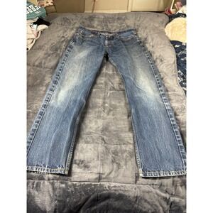 Levi Strauss Co 505 Mens Jeans W34 L32 Blue‎ Denim Straight Leg Casual